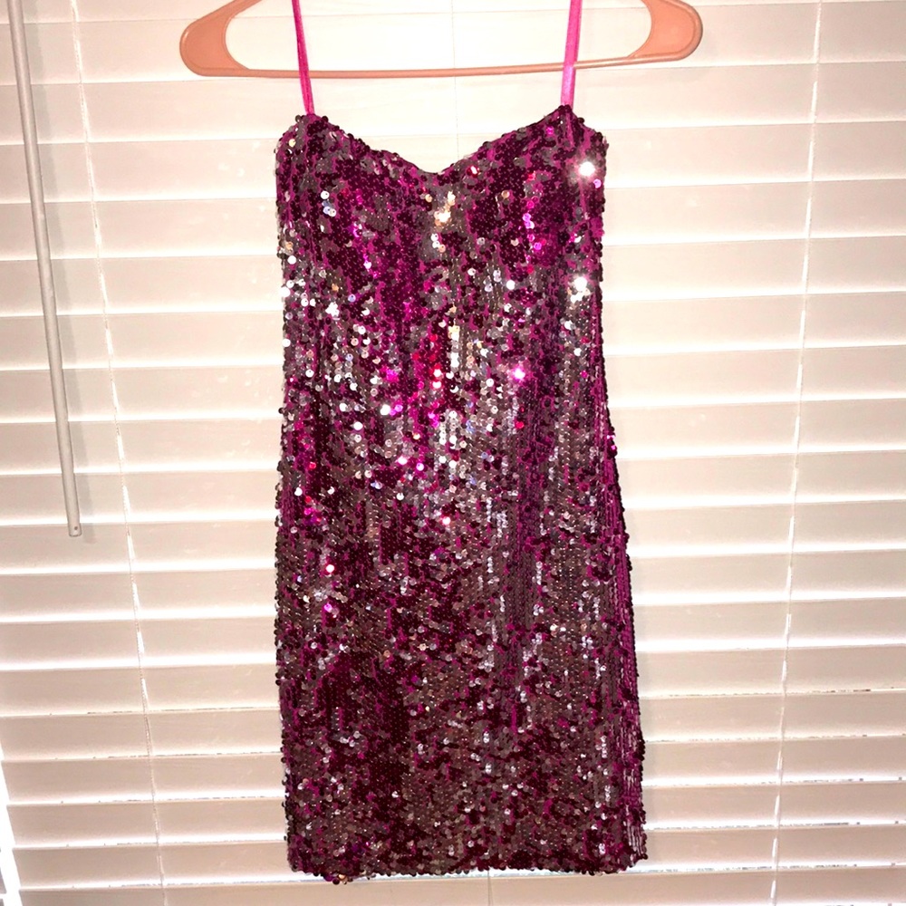 Strapless short dress worn once size medium